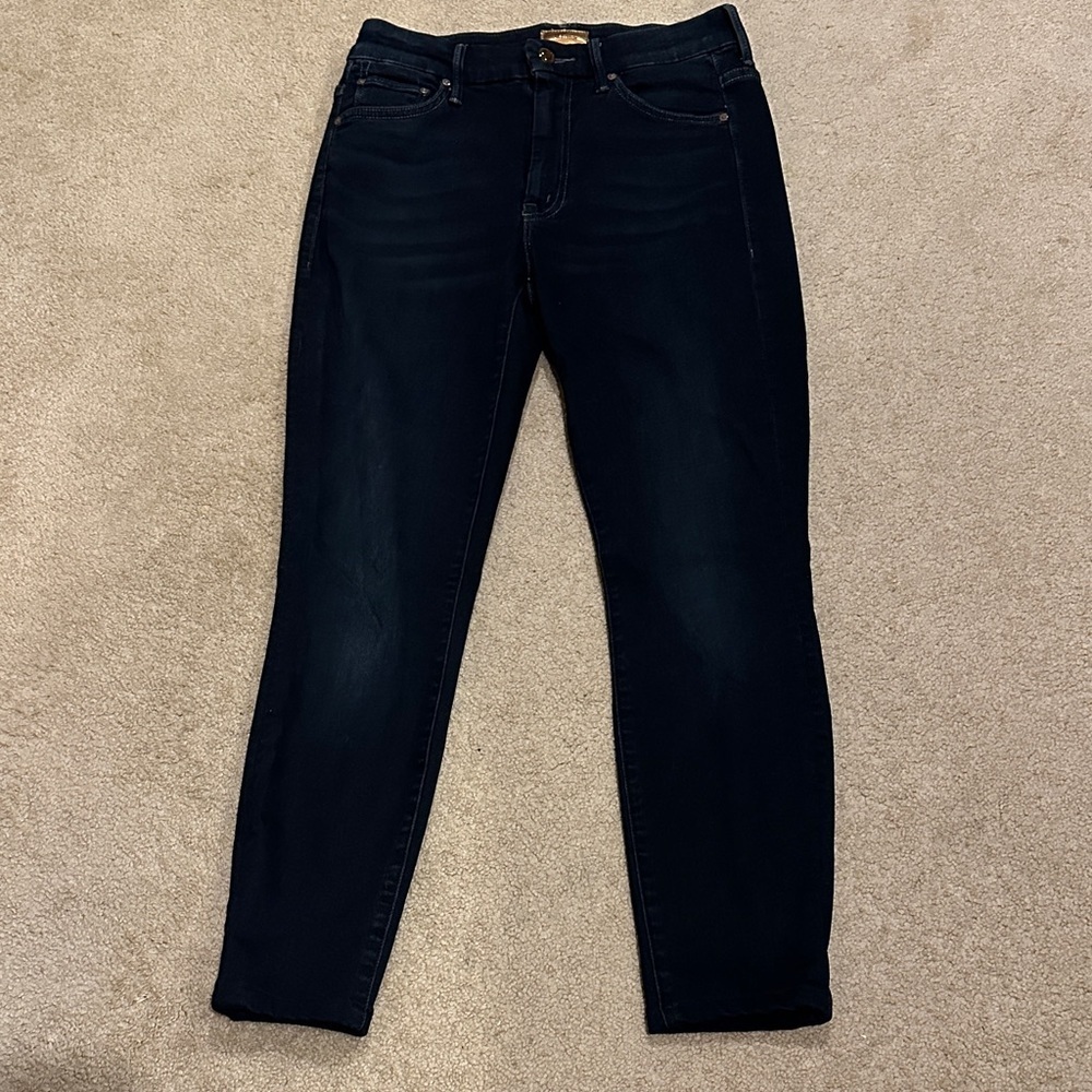 MOTHER Skinny Jeans - Midnight Blue​​ - Picture 7 of 14